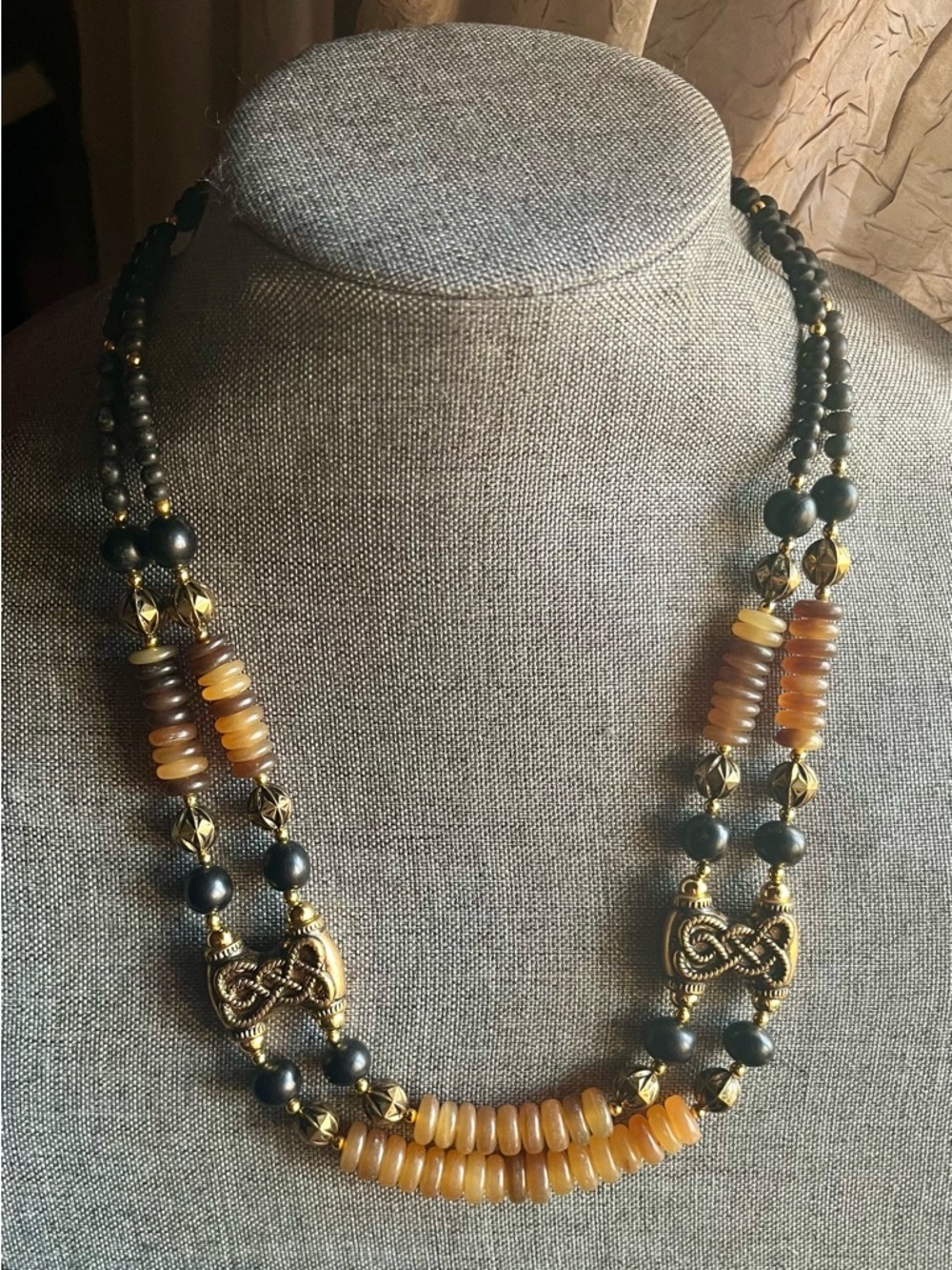 Vintage Double Strand Necklace
